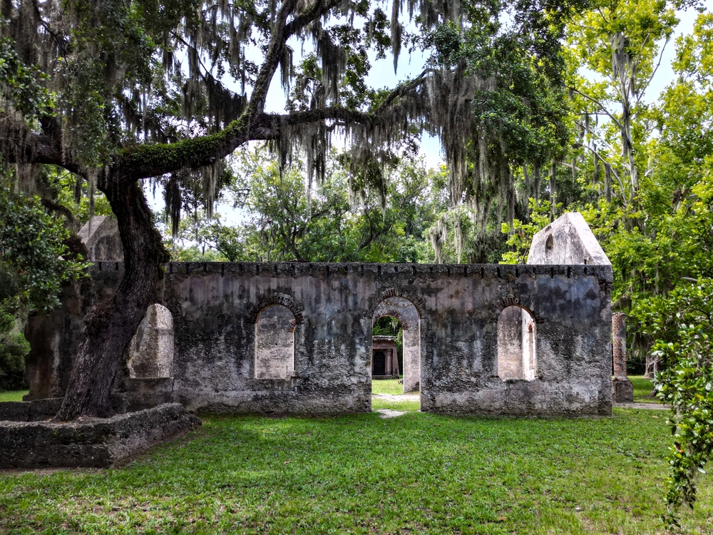 things to do on St. Helena Island, SC, photo of chapel ruins