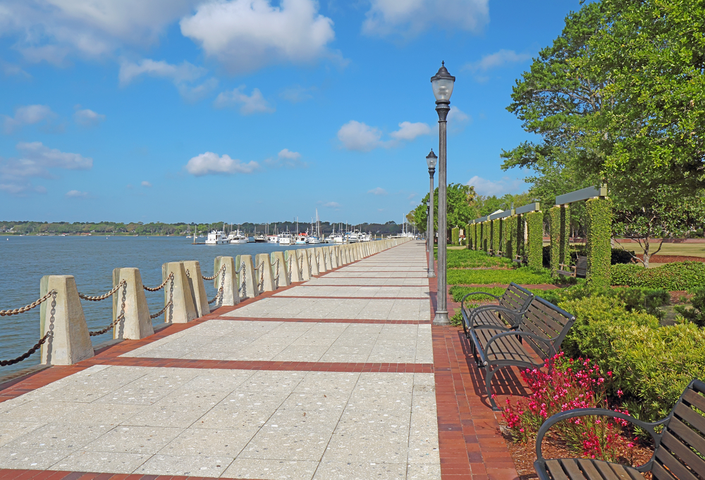 Henry C. Chambers Waterfront Park in downtown Beaufort is a beautiful place for a picnic or a stroll